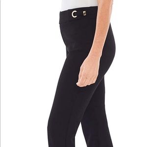 Chico's Textured Pull-On Stretch Wide Leg Trousers